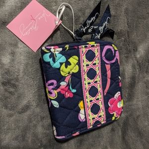 Vera Bradley compact zip-around wallet in Ribbons